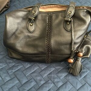 The Sak Soft Black Leather